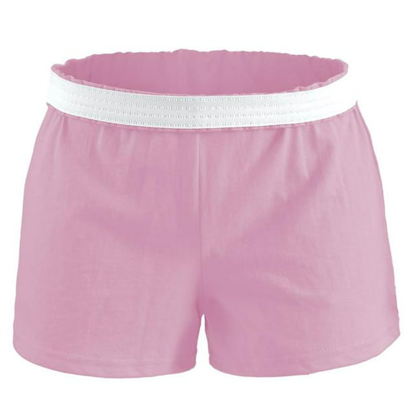X-Small Soffe Girls Authentic Cheer Short Washed Pink 1-Pack